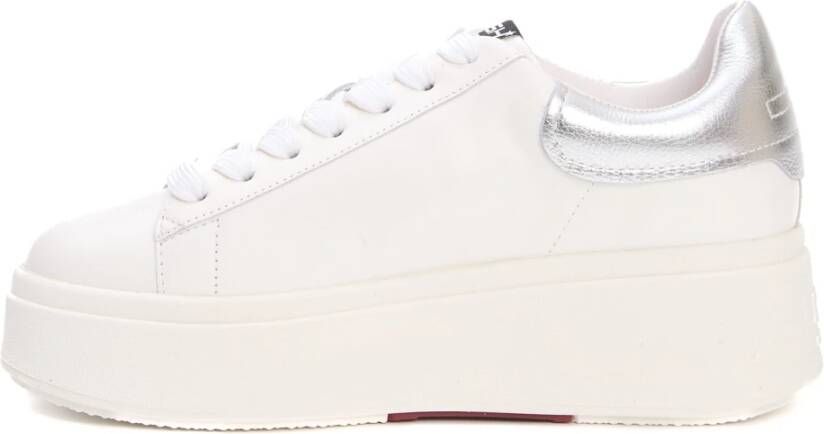 ASH Witte Zilveren Sneakers Ss25