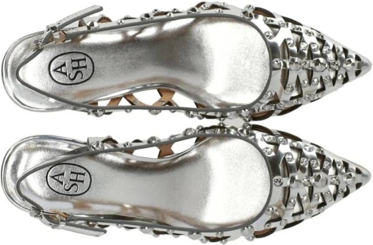 ASH Zilveren Bizarre Slingback Pump