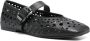 ASH Zwarte Gesp-Strap Platte Schoenen - Thumbnail 2