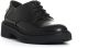 Ash Zwarte gladleren veterschoenen Black Dames - Thumbnail 2
