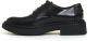 Ash Zwarte gladleren veterschoenen Black Dames - Thumbnail 3