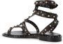 Ash Zwarte Leren Enkelband Sandalen Black Dames - Thumbnail 9