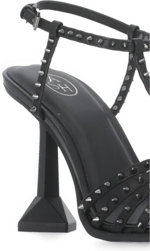 ASH Zwarte Leren Hakken met Studs