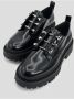 Ash Zwarte leren mocassin schoen Zwart Dames - Thumbnail 5