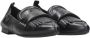 Ash Zwarte leren platte schoenen met franjes Black Dames - Thumbnail 7