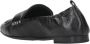 Ash Zwarte leren platte schoenen met franjes Black Dames - Thumbnail 9