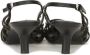 ASH Zwarte leren sandalen met 5 cm hak - Thumbnail 2