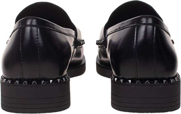 ASH Zwarte Leren Sandalen met Studs