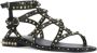 Ash Zwarte Leren Sandalen met Studs Black Dames - Thumbnail 4