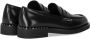 Ash Zwarte leren instapper met stud-details Black Dames - Thumbnail 10