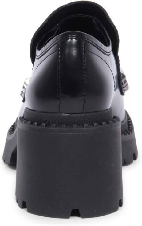 ASH Zwarte loafers met studs Nelson Jack