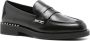 Ash Zwarte leren instapper met stud-details Black Dames - Thumbnail 21