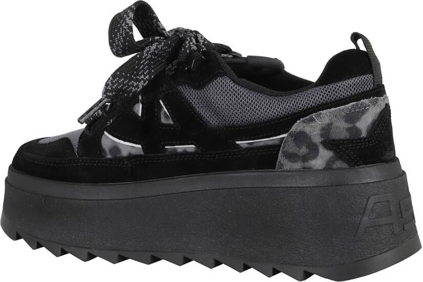 ASH Zwarte Suède Sneakers Movie02 Stijl
