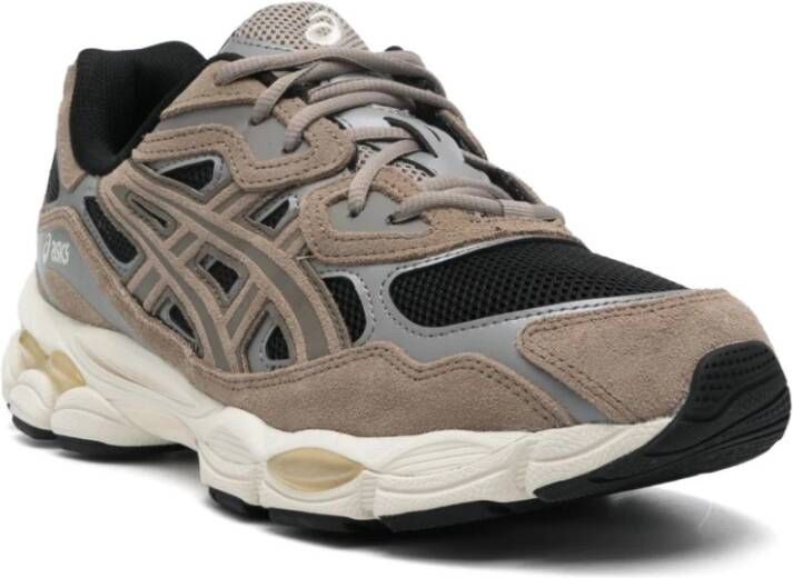 ASICS Beige Sneakers met Zand Frontsluiting Multicolor Heren