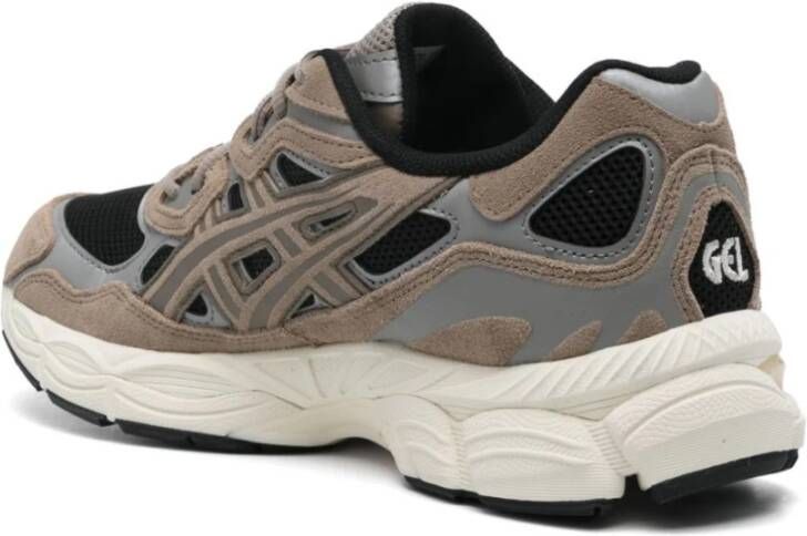 ASICS Beige Sneakers met Zand Frontsluiting Multicolor Heren