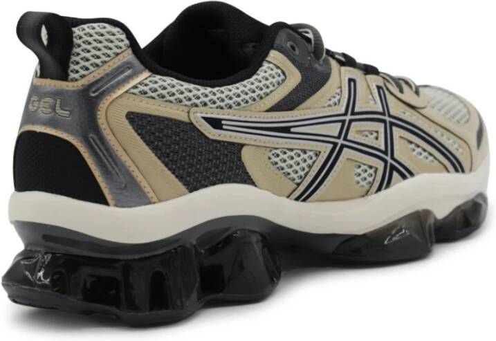 Asics Beige Veterschoenen met Segmentzool