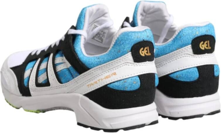 Asics Blauw en Zwarte Hardloopschoenen
