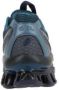 ASICS Blauwe Mesh Low-Top Sneakers met Rubber Details Blue Dames - Thumbnail 3