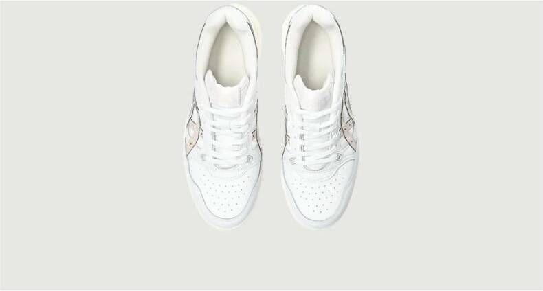 ASICS Ex89 Sneakers van Premium Leer Wit Dames