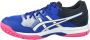 ASICS Gel-Rocket 9 zaalsportschoenen blauw wit roze - Thumbnail 7
