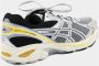 ASICS Grijze Mesh Sneakers met Leren Afwerking Gray Heren - Thumbnail 6