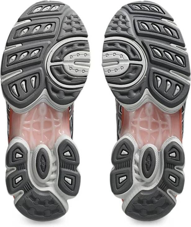 Asics Grijze Zilveren Mesh Sneakers