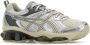 ASICS Grijze Mesh Sneakers met Tijgerstrepen Gray Heren - Thumbnail 2