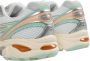 Asics Retro Mesh Hardloopschoen Wit Munt - Thumbnail 3