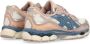 ASICS Retro Mesh Sneaker Cream Grey Floss Beige Dames - Thumbnail 9