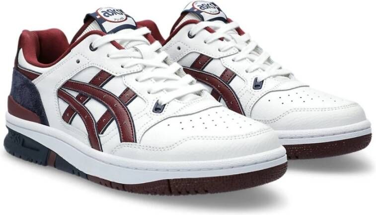 ASICS Rode Leren Sneakers Ex89 Model Multicolor Heren