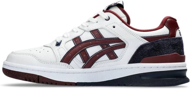 ASICS Rode Leren Sneakers Ex89 Model Multicolor Heren