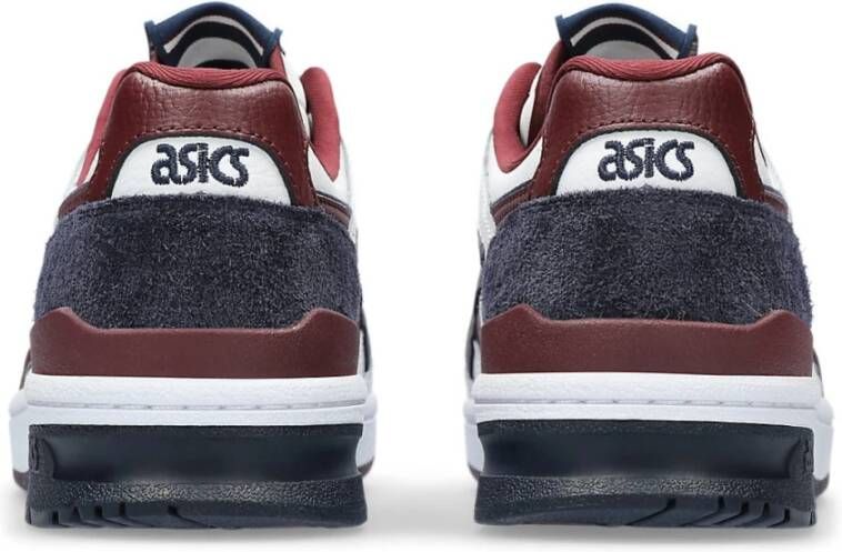 ASICS Rode Leren Sneakers Ex89 Model Multicolor Heren