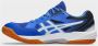 ASICS Gel Task Illussion Blue White Zaalschoen Hockeystick - Thumbnail 4