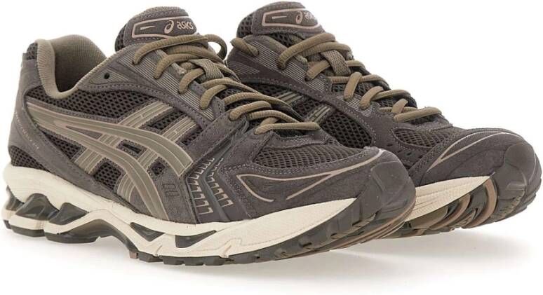 ASICS Casual Sneakers van Suède en Technische Stof Beige - Foto 7