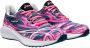 Asics gel noosa tri 15 gs chk hardloopschoenen blauw roze - Thumbnail 4