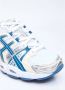 ASICS Witte Leren Sneakers met Yoke Design White Dames - Thumbnail 8
