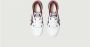 Asics EX89 White Port Royal Wit Leer Lage sneakers Unisex - Thumbnail 4