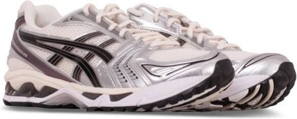 ASICS Witte Sneakers met Leren en Mesh Bovenwerk Wit Heren