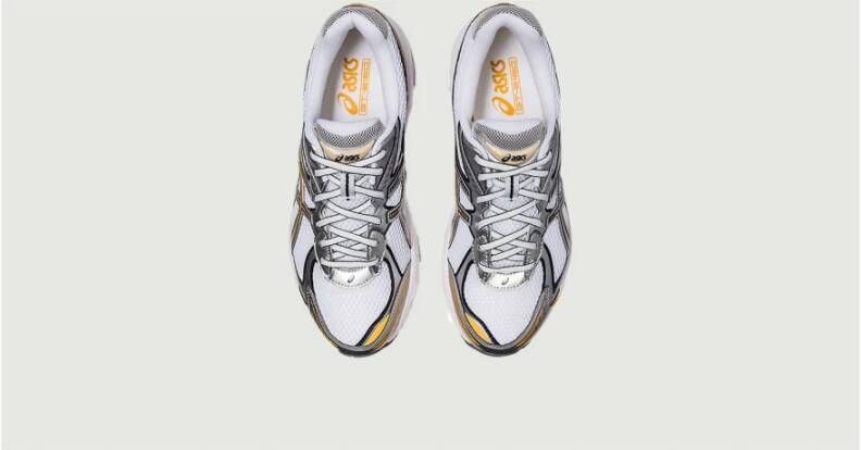 ASICS Witte Zilveren Sneakers Wit Heren