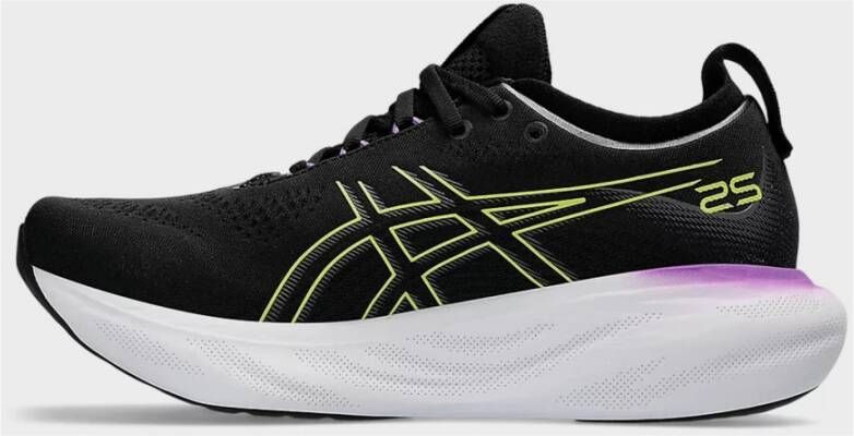 ASICS Moderne Dames Sneakers GEL Nimbus 25 Zwart Dames