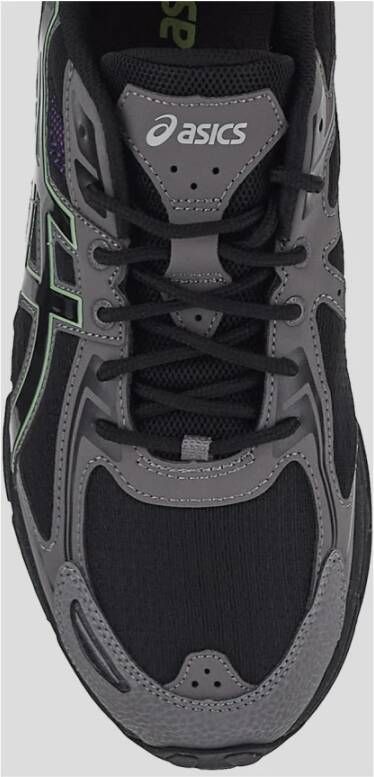 ASICS Synthetisch Leren Sneakers voor Dagelijkse Avonturen Black Unisex