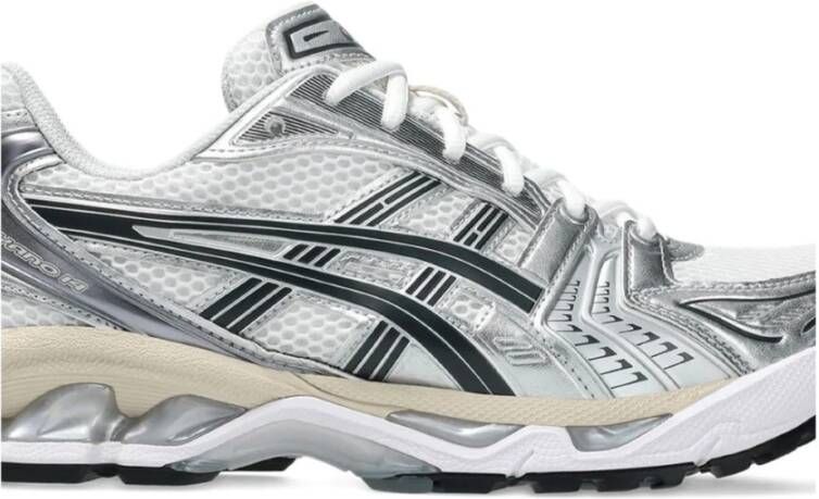 Asics Witte Gel-Kayano Sneakers Veters Ronde Neus