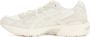 ASICS Tijger Gestreepte Mesh Sneakers Beige - Thumbnail 9