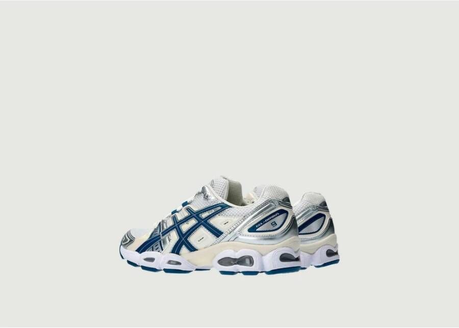 ASICS Witte Leren Sneakers met Yoke Design White Dames