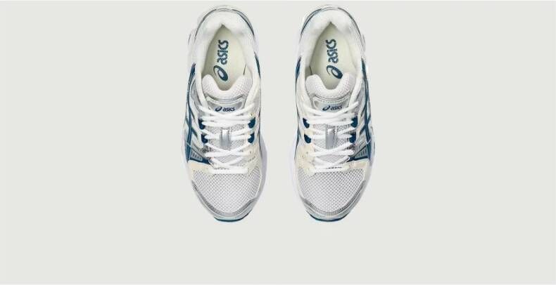 ASICS Witte Leren Sneakers met Yoke Design White Dames