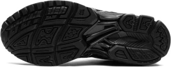 ASICS Zwarte Mesh en Eco-leer Sneakers Black Dames