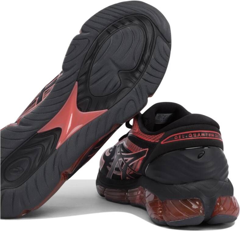Asics Zwarte Sneakers voor Mannen en Vrouwen