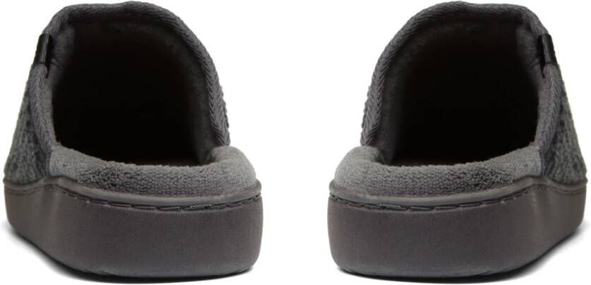 Aspact Gebreide Antraciet Pantoffels Trendy Design Gray Heren