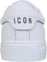 Dsquared2 Leren sneakers met 'Icon' logo White Heren - Thumbnail 3