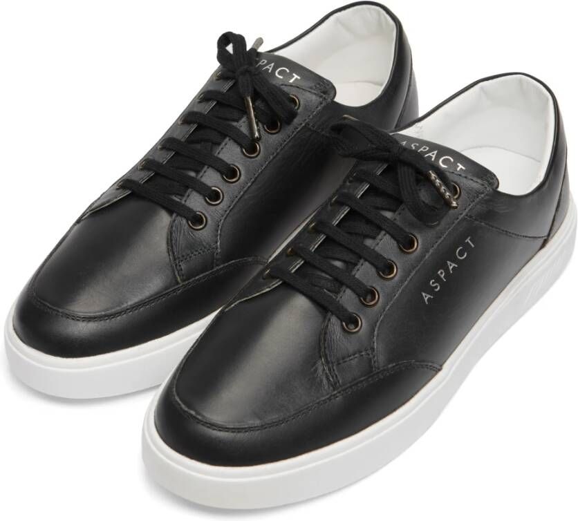 Aspact Zwarte Trendy Renzo Jas Black Heren